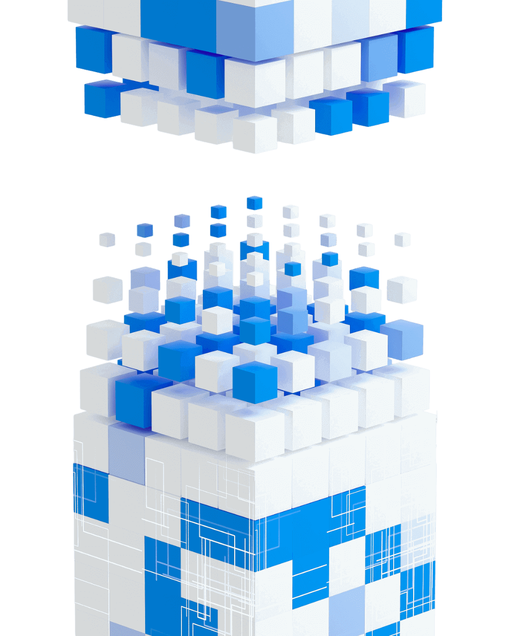 نمای سه بعدی از سیستم سازی