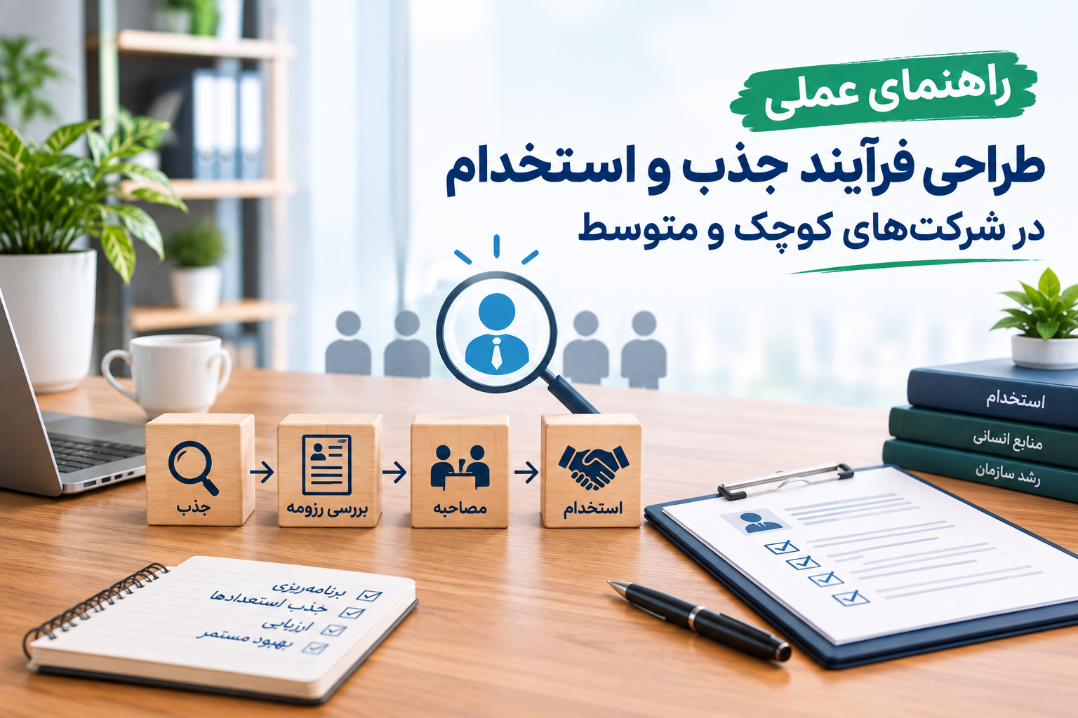 طراحی فرآیند جذب و استخدام در شرکت‌های کوچک و متوسط